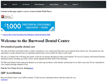 Tablet Screenshot of bwdental.com.au